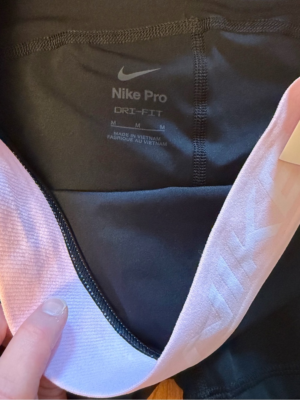 Nike Pro Women’s Performance Shorts - Teal Green & Black/ Pink - Picture 4 of 7